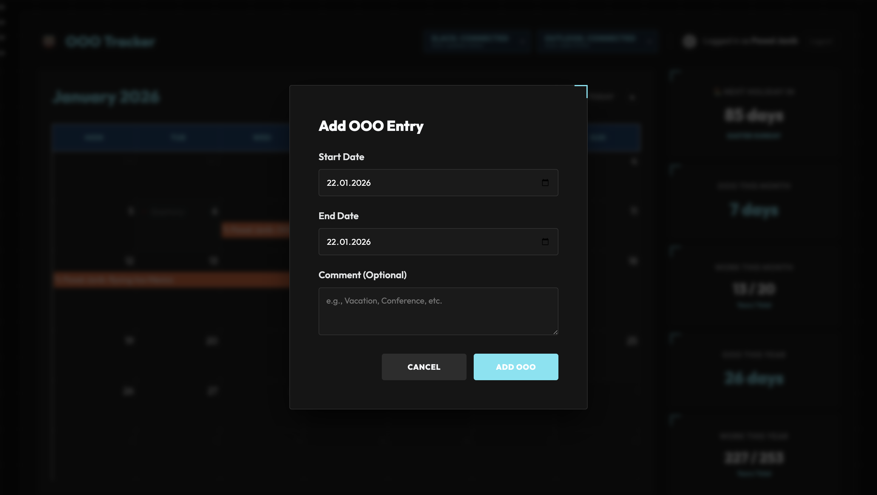 Visual OOO Management